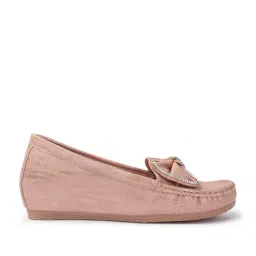 Carlton London Women's Peach Mocassins image 2