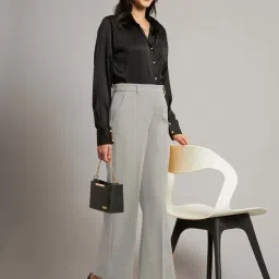 Brinns Grey Regular Fit Trousers image 5