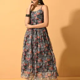 KALINI Women Ethnic Motifs Printed Maxi Dress-picture-10