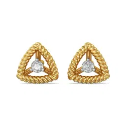 Joyalukkas 18k Gold & Diamond Stud Earrings-picture-46
