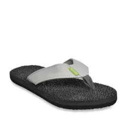 United Colors of Benetton Men's Grey & Black Flip Flops-picture-39