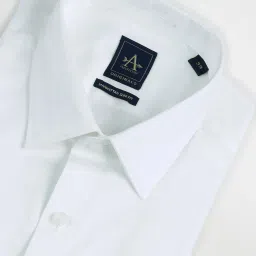 Arrow White Slim Fit Texture Shirt image 5