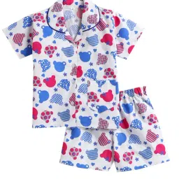 The Magic Wand Kids Multicolor Printed Shirt with Shorts-picture-19