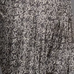 Extra Love By Libas Off-White & Black Cotton Floral Print Kurta Salwar Set With Dupatta image 5