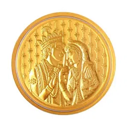 P.C. Chandra Jewellers King-Inscribed 24k (999) 0.3gm Yellow Gold Foil Coin-image-10