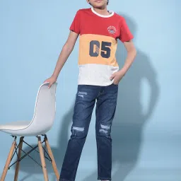 Crimsoune Club Kids Blue Distressed Jeans image 5