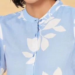 Annabelle by Pantaloons Blue Printed Top image 5