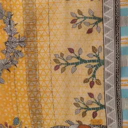 Aurelia Blue Printed Kurta Pant Set With Dupatta image 5