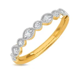 Kisna Diamond & Gold Jewellery Sumaiya 14k (585) Diamond & Gold Ring For Women-picture-30