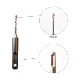 LXMI 3x85 mm Stainless Steel Hammer Drill Bit, AZHDB3-85_1 image 2