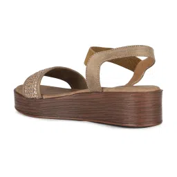 Inc.5 Women's Brown Ankle Strap Wedges image 5