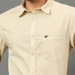 Club York Beige Slim Fit Shirt image 5