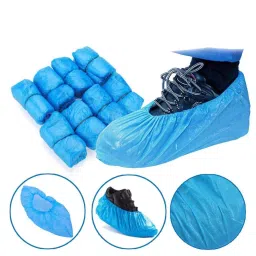 Zureni 30 Micron Universal Blue Disposable Shoe Cover ZR-ODSC04 (Pack of 100 Pcs) image 4