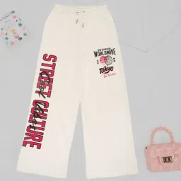 Pantaloons Junior Girls Off-White Pants-image-24