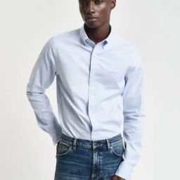 Gant Blue Slim Fit Shirt-picture-40