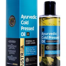 Ustraa Ayurvedic Cold Pressed Oil - 200 ml & Beard Growth Oil Advanced - 60 ml image 3