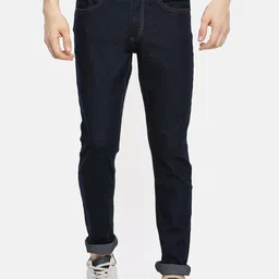The Indian Garage Co Men Blue Slim Fit Mid-Rise Clean Look Jeans-picture-35