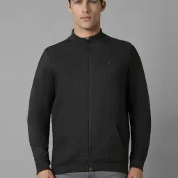 Louis Philippe Black Cotton Regular Fit Sweatshirt-picture-19