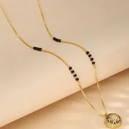 Malabar Gold and Diamonds 22k (916) BIS Hallmark Yellow Gold Short Mangalsutra-picture-28