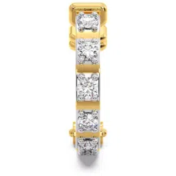 Candere by Kalyan Jewellers 18k Yellow Gold & Diamond Nose Ring for Women-image-8