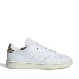 Adidas Women's ADVANTAGE BASE White Tennis Shoes-image-54