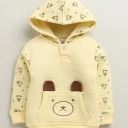 Bumzee Boys Yellow Printed Regular Fit Clothing Sets image 2