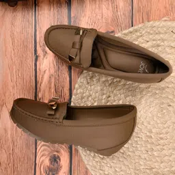 Jove Women Bow Detail Lightweight Loafers-picture-23