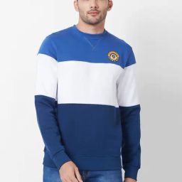 Giordano Bluejay Regular Fit Colour Block Sweatshirt-picture-46