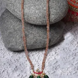 Dugran By Dugristyle Multicolor Haar Necklace with Kundan & Pearls-picture-32