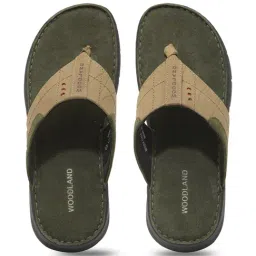 Woodland Men's Khaki Thong Sandals-picture-25