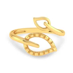 Kisna Diamond & Gold Jewellery 18k Pure Gold Leafine for Women-picture-16