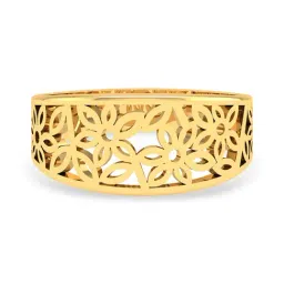 Kisna Diamond & Gold Jewellery 18k Pure Gold Florafern for Women-picture-41