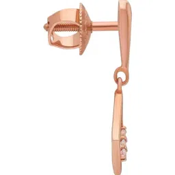 Malabar Gold and Diamonds 18k (750) Rose Gold Earrings for Women image 2