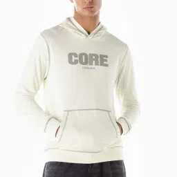 Jack & Jones White Cotton Regular Fit Printed Hooded Sweatshirt-picture-33