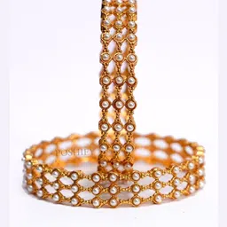 poshify Luxury Gold Plated Pure Brass Bangles 2359-1778 Stylish Traditional Bangle-picture-53