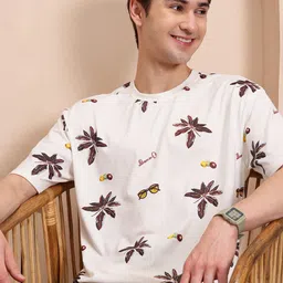 Mast & Harbour Printed Relaxed T-shirt-picture-30