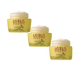 Lotus Herbals Whiteglow Set Of 3 Vitamin C Radiance Gel Creme SPF 20 - 50g Each image 1