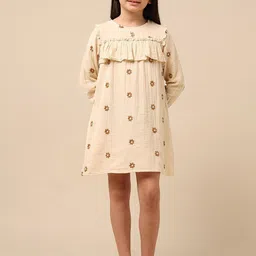 U.S. Polo Assn. Kids Floral Embroidered A-Line Dress-picture-26