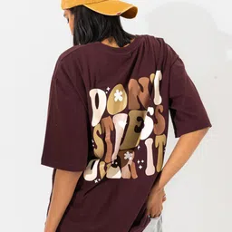 TheBTclub Men Typography Oversized T-shirt-picture-11