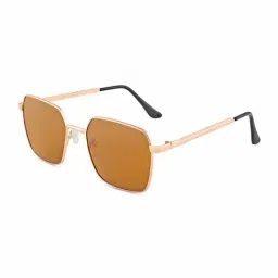 Joker & WItch Brown UV Protection Square Sunglasses for Men image 3