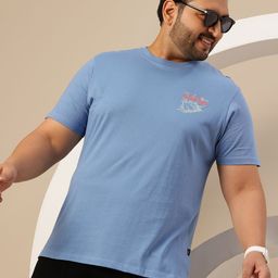 Sztori Men Plus Size Printed Pure Cotton T-shirt-picture-25