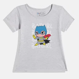 Eteenz Girls Justice League Printed Pure Cotton T-shirt-picture-47