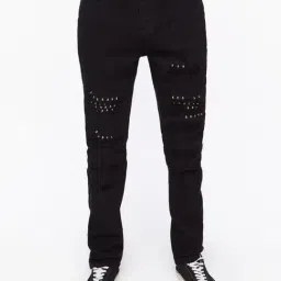 Forever 21 Black Mid Waist Slim Fit Long Length Jeans-image-73