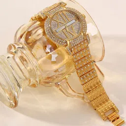 SALTY Women Embellished Dial & Bracelet Style Straps Analogue Watch WT-S-0023-G-G-picture-21