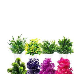 Dekorly Multi Plastic Artificial Flowers & Plants With Pot-picture-19