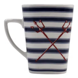 Kookee Printed Ceramic Tall Coffee or Tea Mug with handle - 325 ml image 3