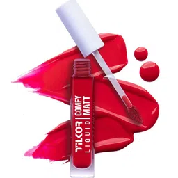 TILKOR Comfy Matte Long Lasting Liquid Lipstick - 5 ml - Wine Red-picture-30