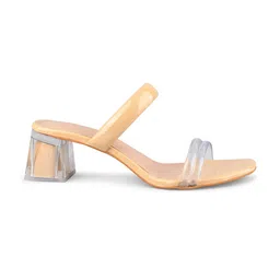 JM Looks Open Toe Block Heels image 2