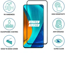 Sprig Edge To Edge Tempered Glass for Vivo Y15 (Pack of 1) image 5