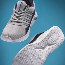Asian Men's Grey Running Shoes-picture-25